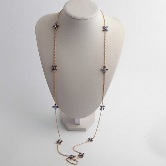 NWOT Tory Burch Buddy Clover Necklace - Picture 2 of 9